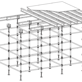 Ladder Type H Frame Scaffolding System